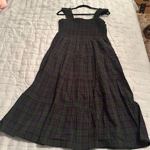 NWT Tartan Blackwatch Plaid Nap Dress